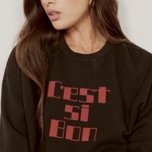 Reformation Cest Si Bon Sweatshirt